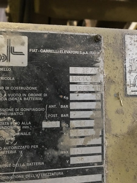 18#4865 Carrello elevatore OM e12/3 in vendita - foto 4