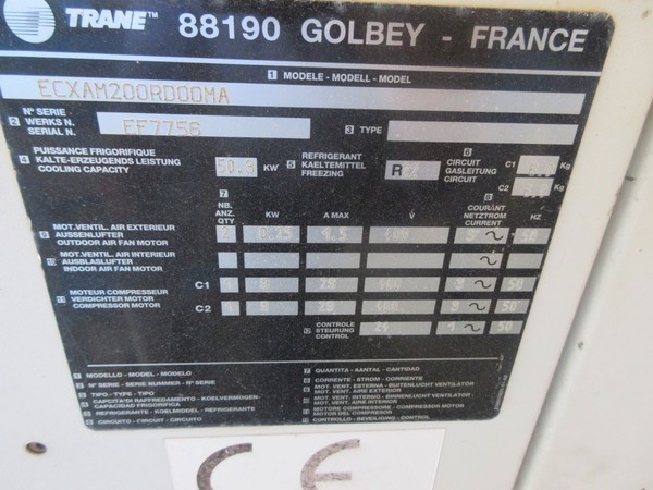 14#4867 Motore impianto di condizionamento Trane in vendita - foto 5