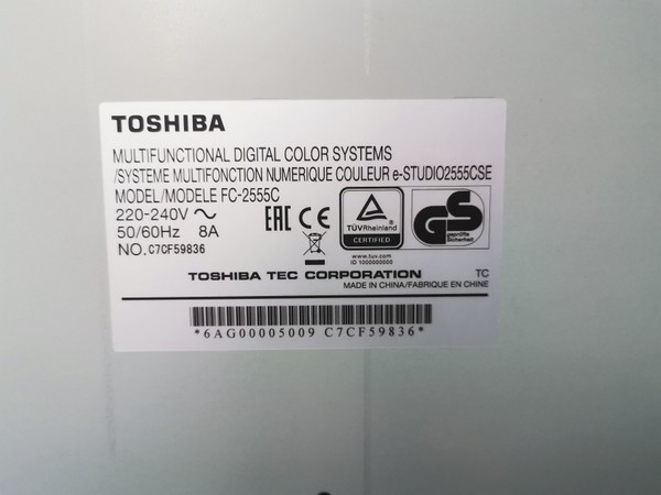 12#4936 TOSHIBA 2555C in vendita - foto 7