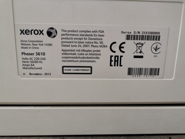 9#4936  XEROX PHASER 3610 in vendita - foto 7