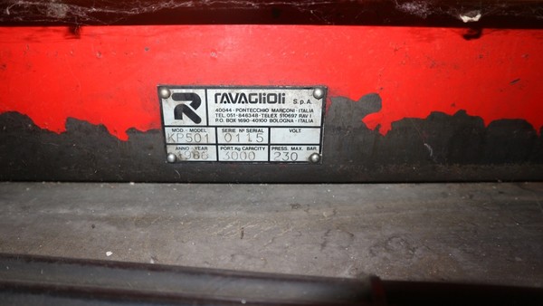 6#4945 Ponte sollevatore Ravaglioli in vendita - foto 2