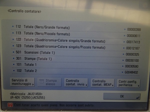 1#4948 CANON COPIER IR ADV 5250 in vendita - foto 13