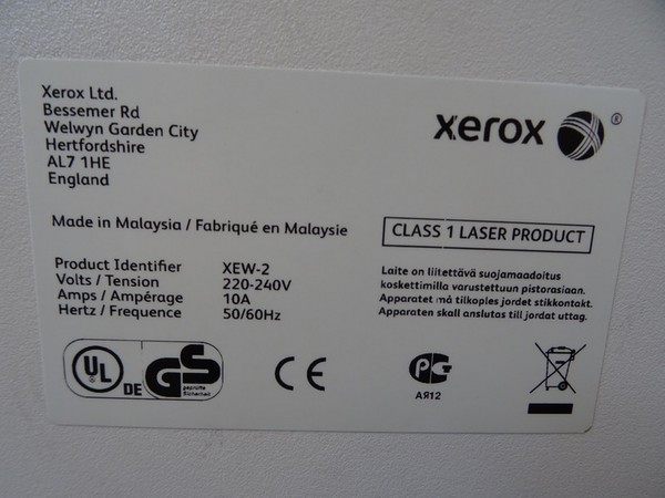 10#4948 XEROX COPIER WORK CENTRE 5845 in vendita - foto 12