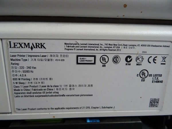 14#4948 LEXMARK STAMPANTE M 1145 in vendita - foto 9