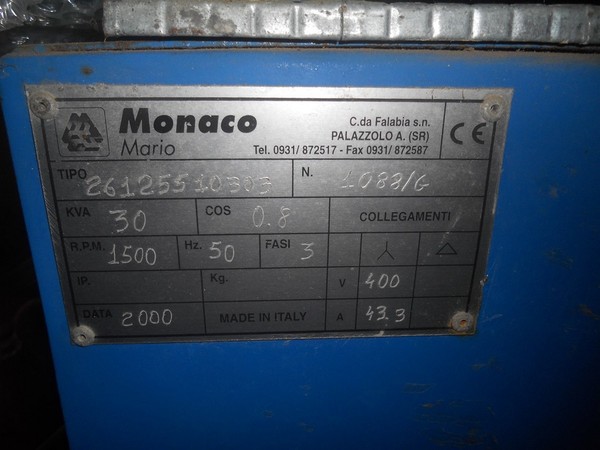 18#4962 Gruppo elettrogeno Monaco in vendita - foto 6