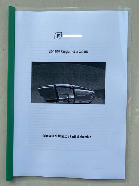 26#4978 Reggiatrice manuale a batteria 1 pz. in vendita - foto 6