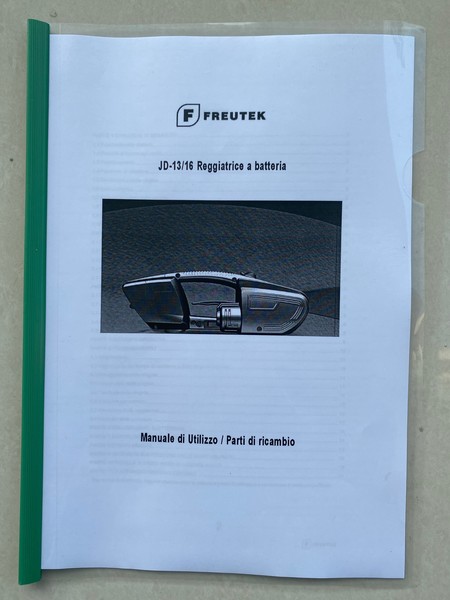 7#4978 Reggiatrice manuale a batteria in vendita - foto 6