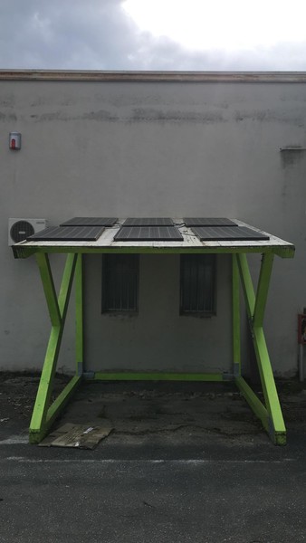 63#4979 Pensilina fotovoltaica usata in vendita - foto 2
