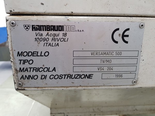 11#4980 Fresatrice Rambaudi Versamatic in vendita - foto 7