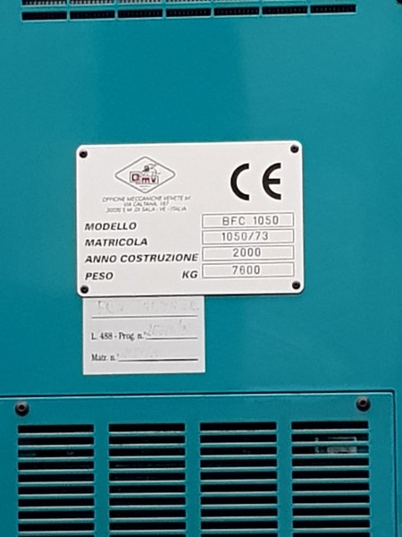 8#4980 Fresatrice OMV  BFC1050 in vendita - foto 6