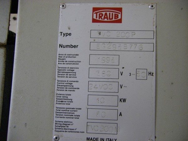 5#4997 Centro di lavoro Traub in vendita - foto 26