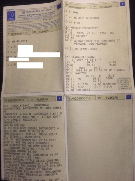 1#4998 Autovettura Bmw 318d in vendita - foto 3