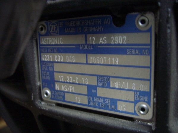 9#4999  Trasmissione zf as-tronic a 12 velocita’ in vendita - foto 2