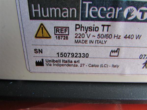 1#5014 Apparecchiatura per le adipositࠬocalizzate Physio TT in vendita - foto 9