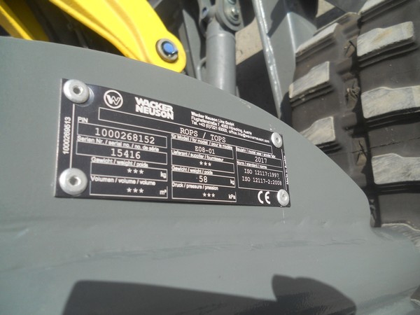 2#5024 Mini escavatore Wacker Neuson 803 in vendita - foto 29