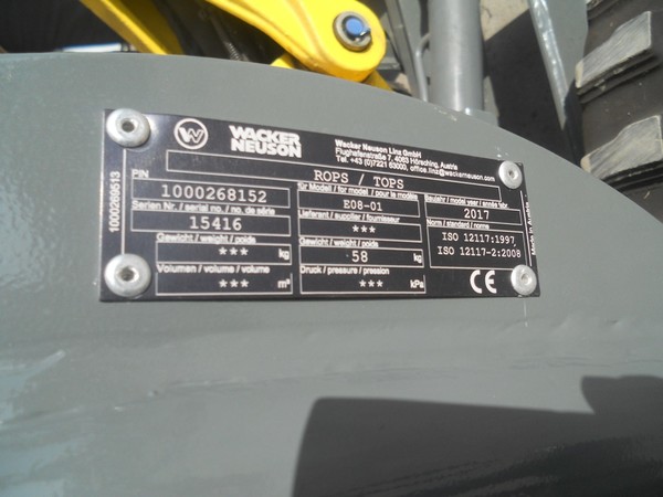 2#5024 Mini escavatore Wacker Neuson 803 in vendita - foto 30