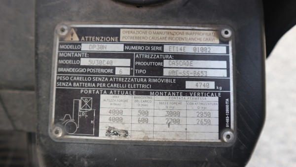 10#5037 Carrello elevatore Caterpillar in vendita - foto 7