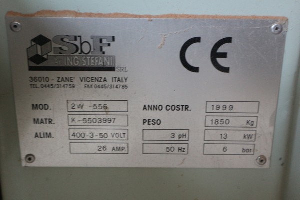 9#5039 Calibratrice SBF in vendita - foto 4