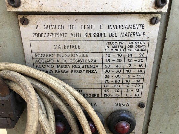 11#5045 Sega a nastro verticale Senas in vendita - foto 3