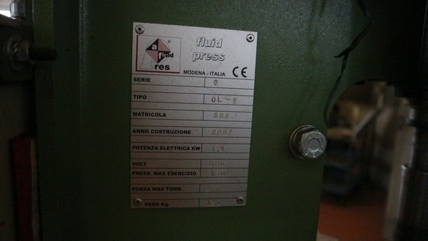 154#5049 Pressa idraulica Fluid  Press in vendita - foto 7