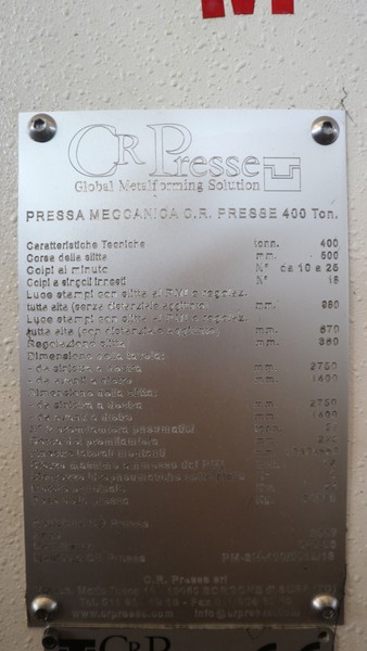 218#5049 Pressa Cr Presse in vendita - foto 16