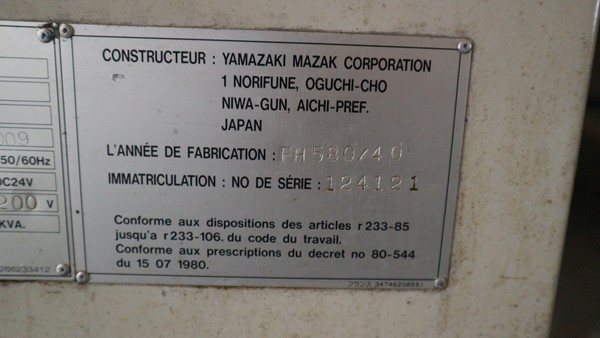 32#5049 Centro di lavoro orizzontale Yamazaki Mazak in vendita - foto 10