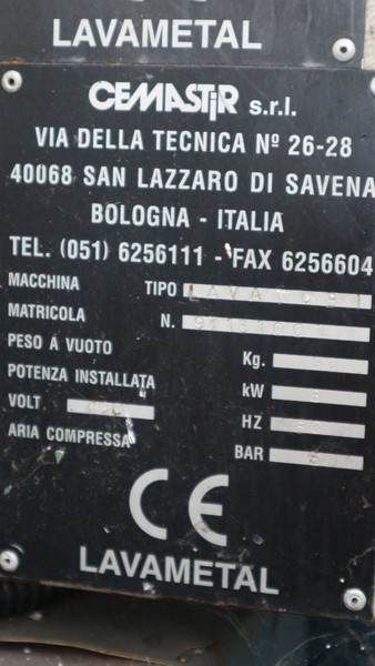 61#5049 Segatrice automatica Adige e lavatubi Cemastir in vendita - foto 4