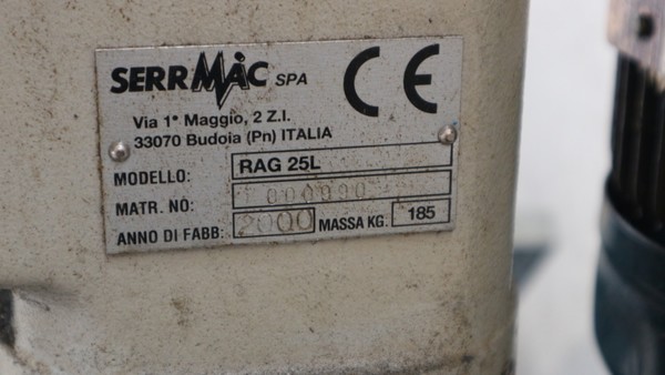 85#5049 Troncatrice Macc e trapani a colonna Serrmac in vendita - foto 20