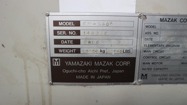 89#5049 Centro di lavoro orizzontale Yamazaki Mazak in vendita - foto 10