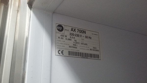 6#5055 Freezer professionale in vendita - foto 2