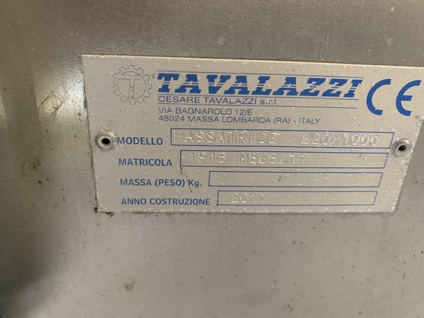 2#5061 Passatrice Tavalazzi 220x1000 in vendita - foto 8