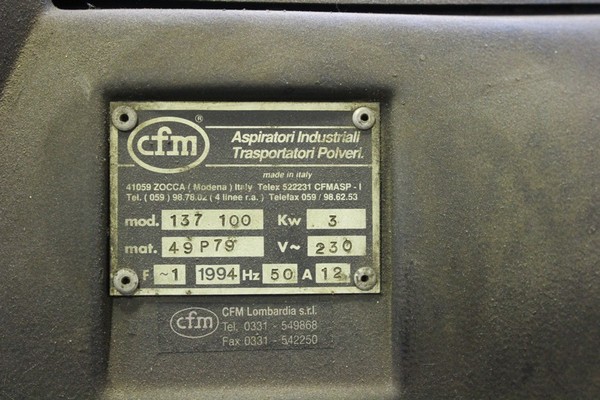 19#5074 Aspiratore CFM in vendita - foto 5