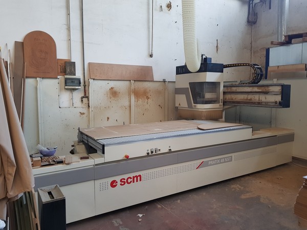 1#5081 Punzonatrice robotizzata Eme e centro di lavoro SCM in vendita - foto 14