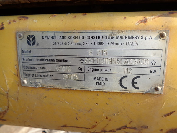 25#5085 Escavatore cingolato New Holland in vendita - foto 18