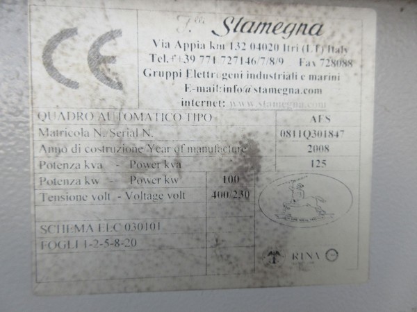 6#5094 Gruppo elettrogeno Stamegna in vendita - foto 5