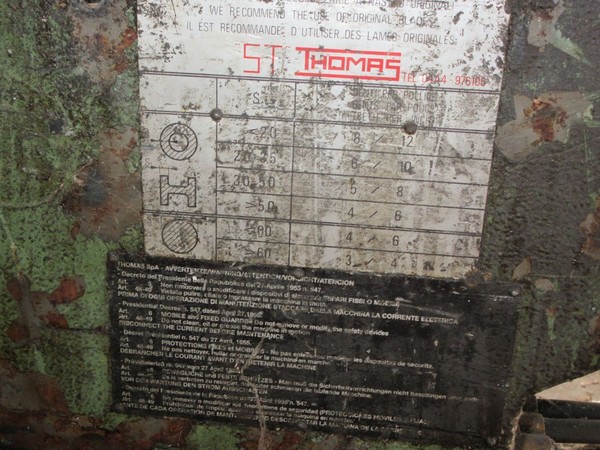 12#5095 Trapano a colonna Bimak e troncatrice Thomas in vendita - foto 22