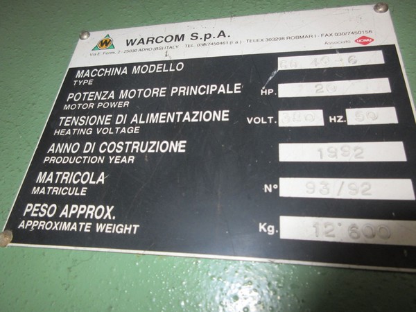 8#5095 Cesoia Warcom in vendita - foto 14