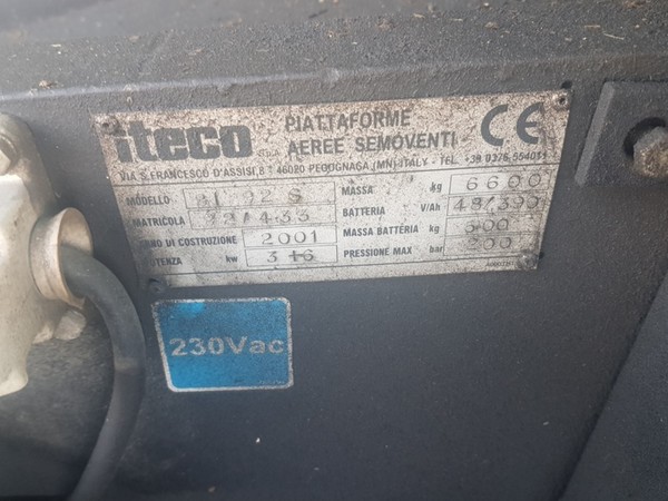 21#5098 Elevatore semovente Iteco in vendita - foto 6
