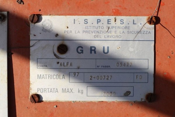 7#5123 Gru a torre Fm e Comedil in vendita - foto 7