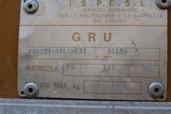 7#5123 Gru a torre Fm e Comedil in vendita - foto 35