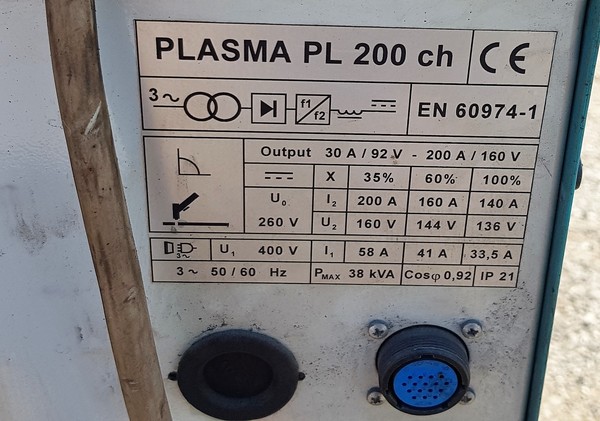 11#5141 Plasma ICEB PL 200 in vendita - foto 2