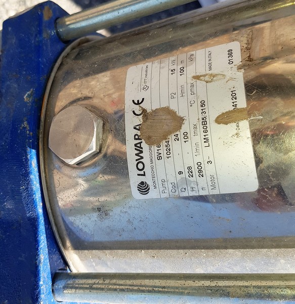59#5141 Pompa Lowara in vendita - foto 2