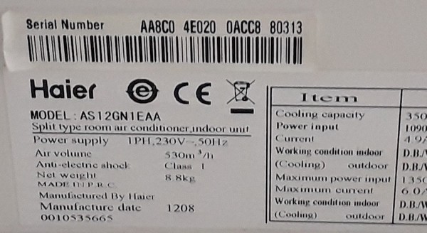 4#5154 Impianto di videosorveglianza e climatizzatore Haier in vendita - foto 10