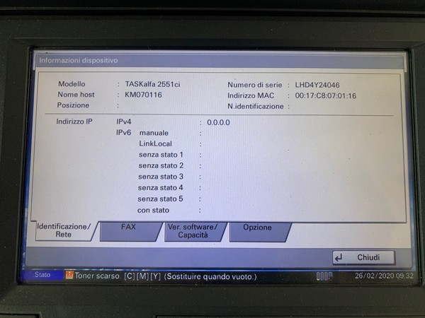 6#5160 KYOCERA TASKALFA 2551 CI in vendita - foto 8