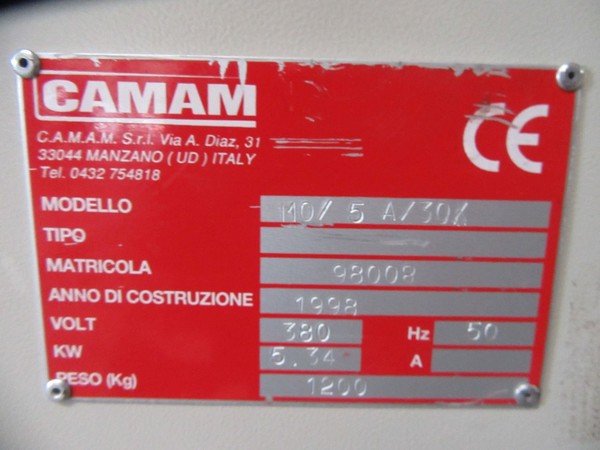 19#5195 Mortasatrice Camam in vendita - foto 2