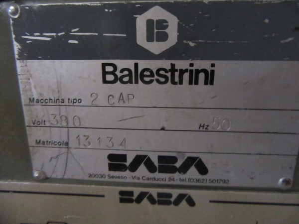 34#5195 Mortasatrice Balestrini in vendita - foto 2