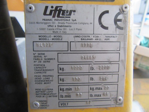 5#5195 Transpallet in vendita - foto 12