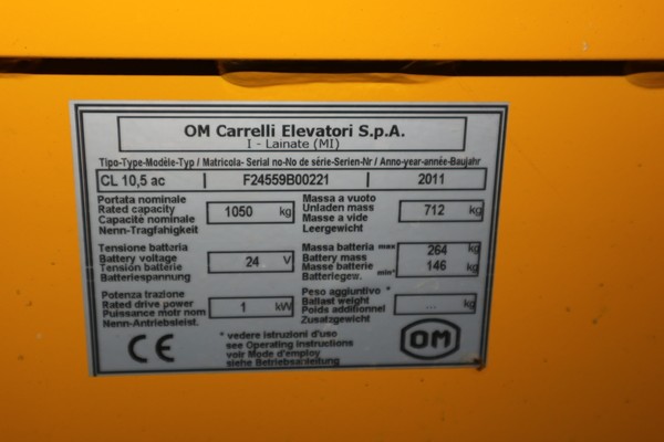 34#5203 Carrelli elevatori elettrici in vendita - foto 19