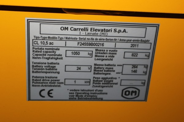 34#5203 Carrelli elevatori elettrici in vendita - foto 20
