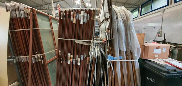 200#5222 Giacenze magazzino per lavorazione infissi in vendita - foto 10